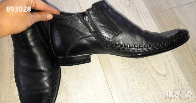 Мъжки зимни боти естествена кожа , снимка 3 - Мъжки боти - 51866401