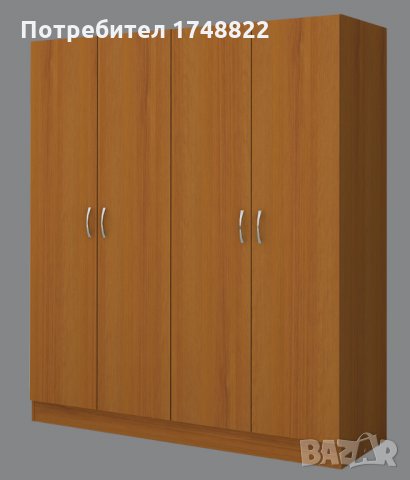 Гардероб " Аполо" 6 четирикрилен, снимка 4 - Гардероби - 28150019