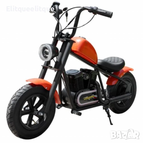 Електрически детски мотоциклет – Ретро стил и модерна технология, снимка 5 - Други - 52206014