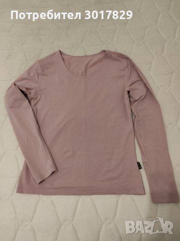 Блуза-трико с еластан , снимка 1 - Блузи с дълъг ръкав и пуловери - 37861589