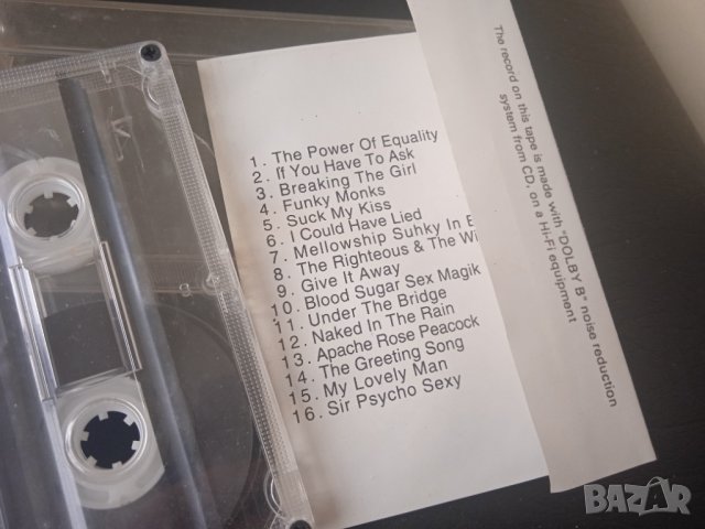 Red Hot Chili Peppers - аудио касета, снимка 2 - Аудио касети - 44036553