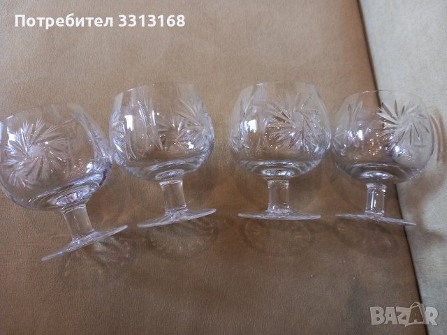 Кристални чаши , снимка 2 - Чаши - 43609861