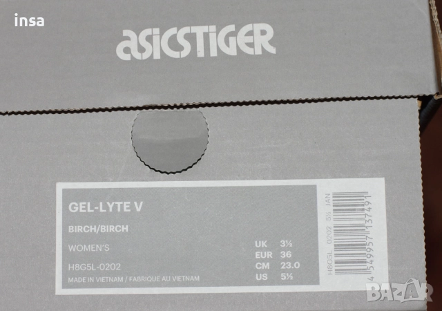 Маратонки за жени ASICS Tiger, номер 36 (EU) модел GEL-LYTE V 5 H8G5L цвят бреза Birch, снимка 7 - Маратонки - 52969700