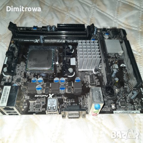 ДЪННА ПЛАТКА  Asrock 960GM-VGS3 FX+AMD Athlon II, снимка 2 - Дънни платки - 43240890