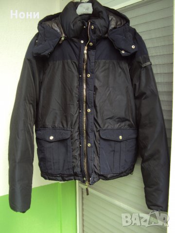 Пухено унисекс яке на Armani Exchange тип къса парка, снимка 2 - Якета - 32210338