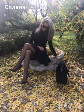 Черна, елегантна рокля, снимка 6 - Рокли - 28319645