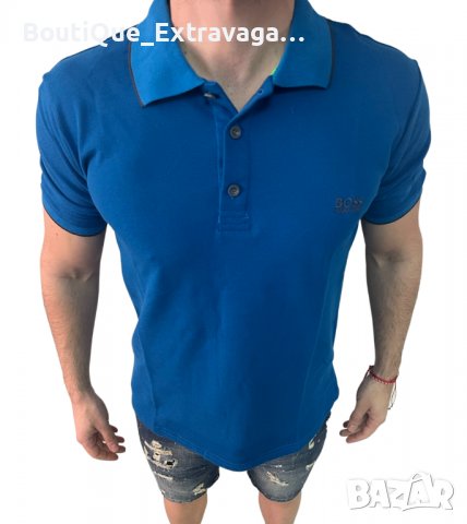 Мъжка тениска Hugo Boss Polo Blue !!!