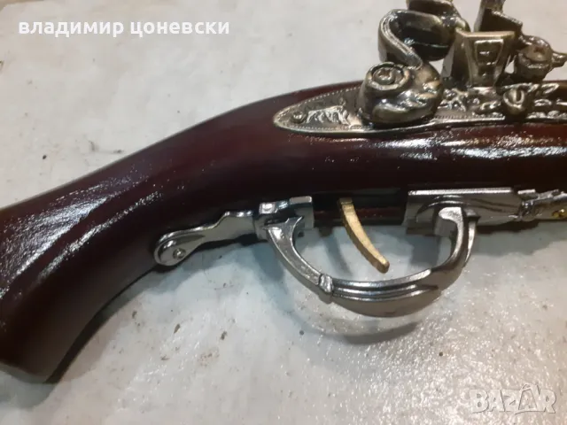 Красив кремъчен пистолет,пищов,оръжие, снимка 6 - Колекции - 48771382