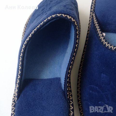 БГ пантофи ортопедични 36, сини, снимка 5 - Пантофи - 38339633