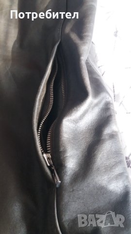 Кожено яке, снимка 4 - Якета - 43622443