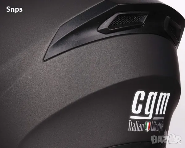 Каска  за мотор CGM Full-Face, XS(53-54см), L (59-60 см),  ХХL (63-64 см) Черна и сив графит, снимка 7 - Аксесоари и консумативи - 36138543