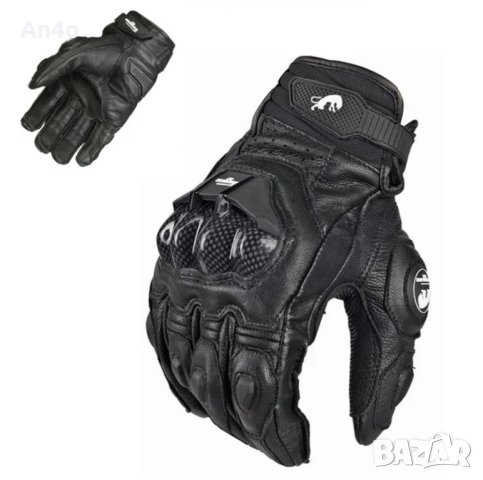 Мъжки/Дамски 4 сезонни мото ръкавици за мотор от телешка кожа с протектори, снимка 3 - Аксесоари и консумативи - 43625265