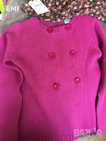 Жилетка за момиченце на 6-7 г, снимка 2 - Детски пуловери и жилетки - 33255492