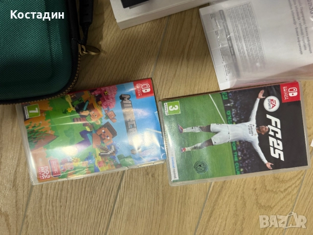 Nintento switch oled red+case , снимка 4 - Nintendo конзоли - 51790037