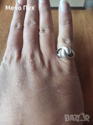 Сребърен пръстен (66), снимка 2 - Пръстени - 38500752