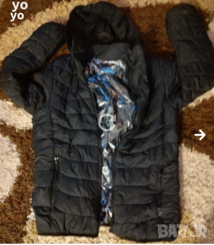 Черно подгряващо яке 