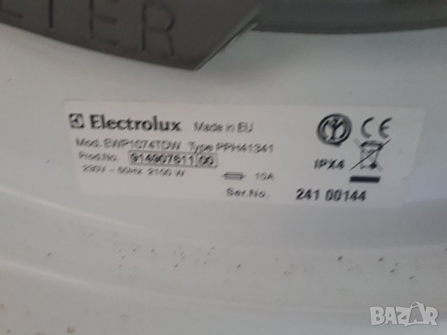 Продавам части за  пералня ELECTROLUX EWP 1074 TDW А++, 7.0 kg , снимка 11 - Перални - 35400430