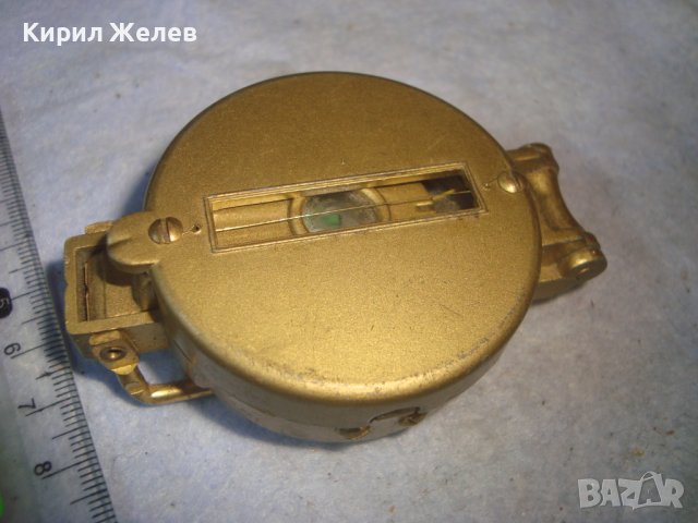 СТАР МЕТАЛЕН ПРЕЦИЗЕН КОМПАС АЛУМИНИЕВ КОРПУС 16767, снимка 9 - Антикварни и старинни предмети - 38107864