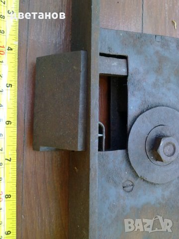  огромна стара брава, снимка 4 - Антикварни и старинни предмети - 28853459