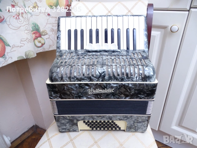 Акордеон Велтмайстер 40 баса, снимка 2 - Акордеони - 53004254