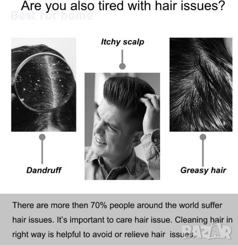 Фототерапевтичен уред за коса и масаж на скалпа 3-В-1, снимка 5 - Козметични уреди - 43681147