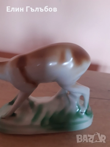 Порцеланова статуетка на сърничка ретро, Бг производство, снимка 9 - Антикварни и старинни предмети - 51963511