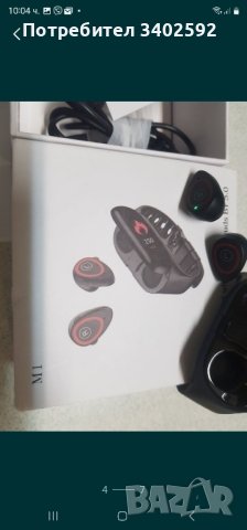 Смарт часовник и безжични слушалки 2в1, снимка 5 - Дамски - 43068608