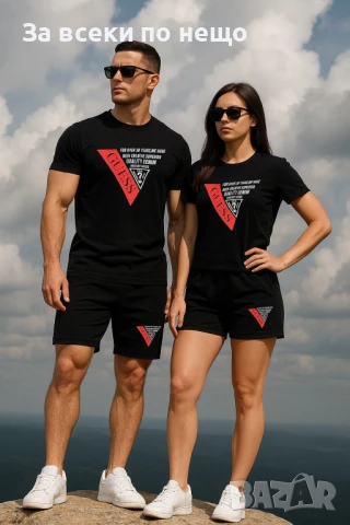 Guess Дамска Черна Тениска👚Дамска Блуза С Къс Ръкав Гес Код LFS560, снимка 2 - Тениски - 50755177