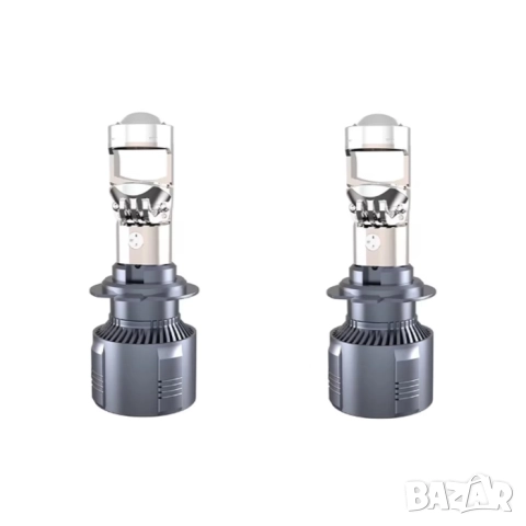 LED крушки с лупа H7, снимка 3 - Аксесоари и консумативи - 52538145