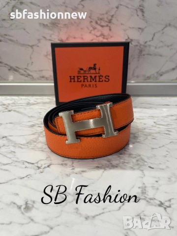 Hermes двулицев колан в кутия, снимка 2 - Колани - 52488149