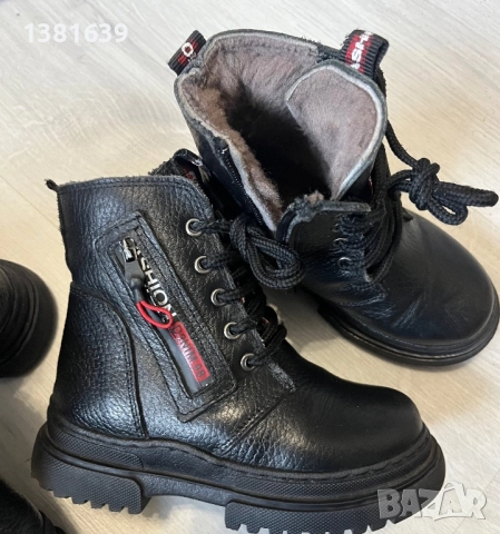 Детски ботуши топли от естествена кожа и топъл пух!, снимка 5 - Детски боти и ботуши - 52659099