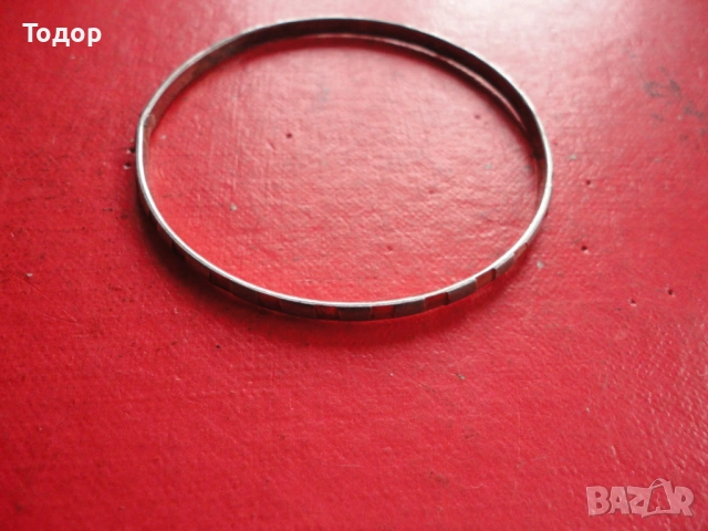 Страхотна твърда сребърна гривна 2, снимка 7 - Гривни - 53323284