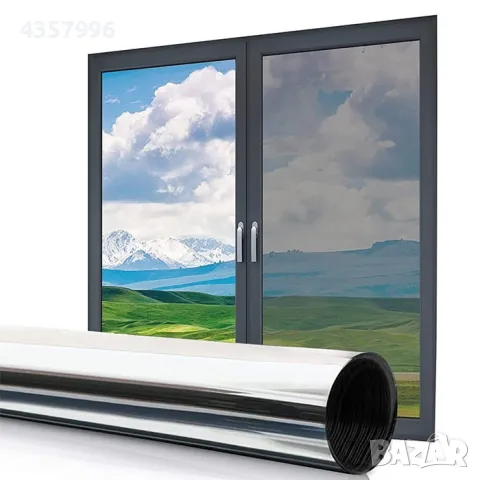 Огледално фолио, С UV защита, За автомобили и сгради, 152см широчина, снимка 2 - Аксесоари и консумативи - 48911915