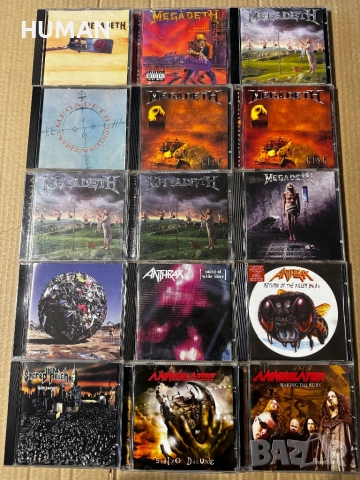 Megadeth - Annihilator - Anthrax 
