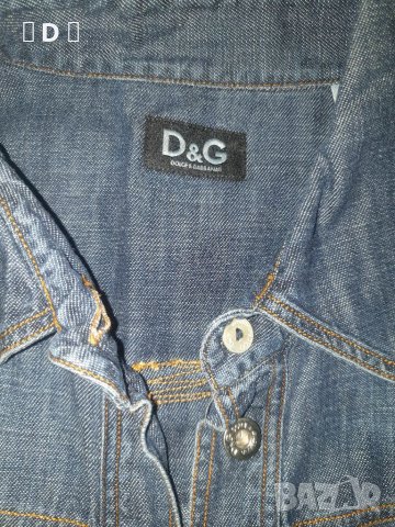Dolce &GABBANA  оригинална дънкова риза S- M, снимка 3 - Ризи - 39137770