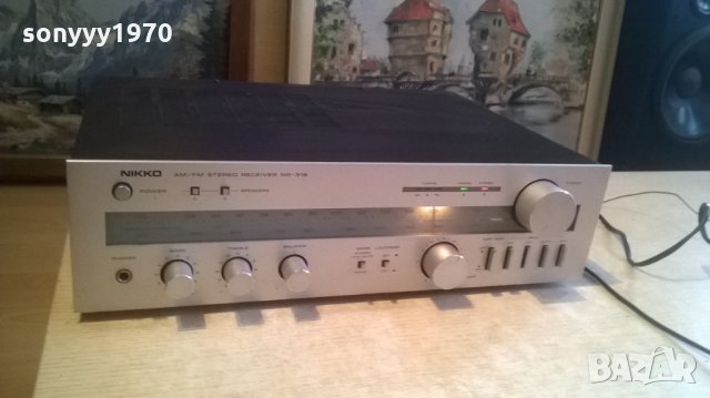 nikko nr-319 stereo receiver-made in japan-внос германия, снимка 5 - Ресийвъри, усилватели, смесителни пултове - 28118987