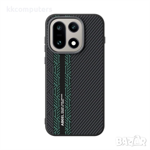 ABEEL Магнитен калъф за OnePlus 15 5G- PU кожа, Алуминиева рамка, MagSafe(2500 Gauss), Вкл. Протекто, снимка 3 - Калъфи, кейсове - 52607299