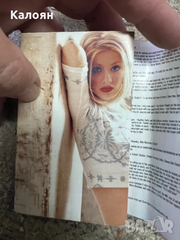 Аудио касетка Christina Aguilera оригинална , снимка 4 - Аудио касети - 51337422