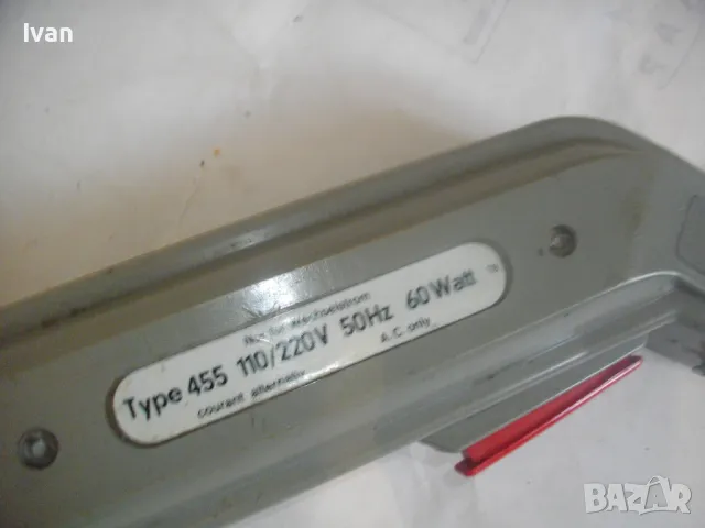 ЕЛЕКТРИЧЕСКА ЛЕПАЧКА ЗА ПЛАСТМАСА НЕМСКА СТАРО КАЧЕСТВО 60W ОТЛИЧНА ДВОЙНА ЧОВКА ENGEL LOTER, снимка 17 - Други инструменти - 48603806