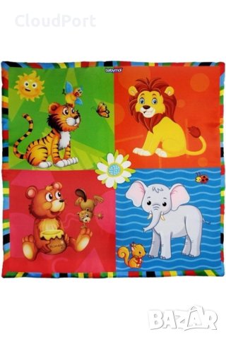 Образователен матрак килим, за бебета, с играчки, Babymol, снимка 2 - Образователни игри - 40289050