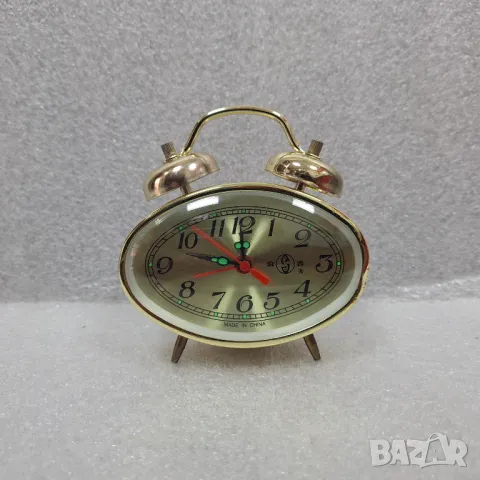 Ретро работещ малък механичен Китайски Будилник, снимка 10 - Антикварни и старинни предмети - 47758086