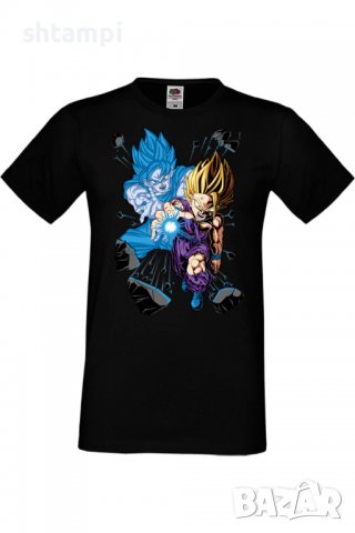 Мъжка тениска Dragon Ball Z Gohan X Goku,Анимация,игра,Празник,Повод.