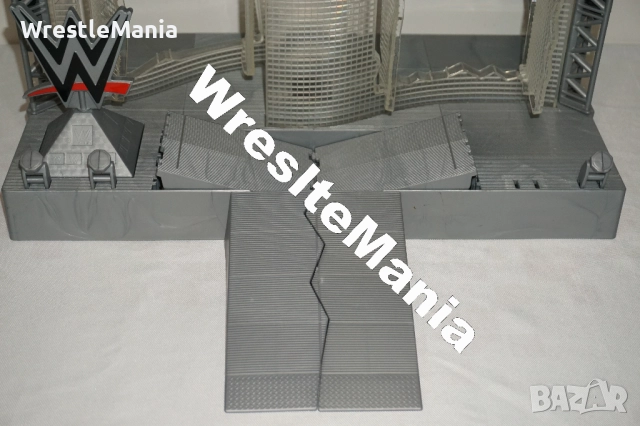 Рядка Кеч Сцена WWE ELECTRONIC ULTIMATE ENTRANCE STAGE PLAYSET MATTEL RAW AND SMACKDOWN, снимка 6 - Колекции - 51854839