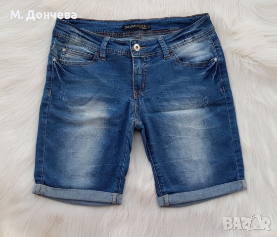 Къси дънкови панталони размер S/М, снимка 2 - Къси панталони - 37854782