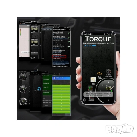 Vgate iCar Pro Самодиагностика, скенер, OBD II, Bluetooth 4.0, снимка 3 - Аксесоари и консумативи - 53514698