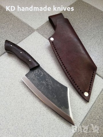 Кухненски Сатър ръчно изработен от KD handmade knives ловни ножове , снимка 1 - Други - 32460384