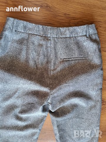 Сребрист панталон H&M p34, снимка 5 - Панталони - 40140506