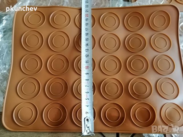 Силиконови форми за френски макарони, снимка 3 - Домашни продукти - 26561224