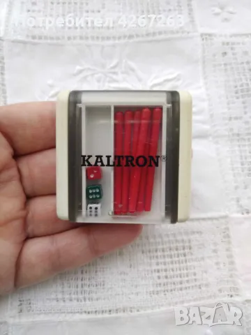 Оригинална рекламна ретро отварачка с вградена настолна игра