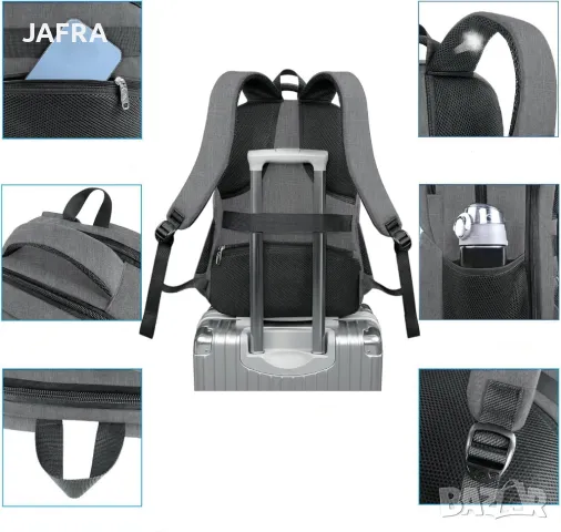 Раница с Хладилно Отделение и ПОДАРЪК Охладителни Пълнители и Компактни Прибори за Хранене, снимка 8 - Раници - 48646280